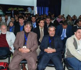 بالصور::مهرجان القدس السينمائى الدولى الذى يعقد بجامعة فلسطين بمدينة غزة