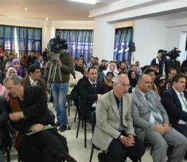 بالصور::مهرجان القدس السينمائى الدولى الذى يعقد بجامعة فلسطين بمدينة غزة