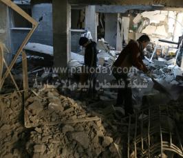 من ذاكر الحرب على غزة .. شهداء وقصف ودمار وقتل اطفال وتشريد للاهالي