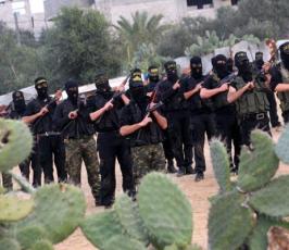 مناورات لمجاهدين من سرايا القدس في ذكرى الحرب على غزة 