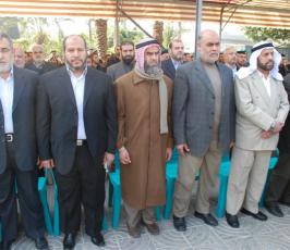 بالصور:: الشرطة الفلسطينية تحيي ذكرى أبنائها الشهداء بالذكرى السنوية الاولى للحرب على غزة