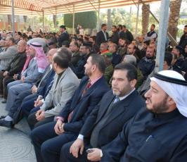 بالصور:: الشرطة الفلسطينية تحيي ذكرى أبنائها الشهداء بالذكرى السنوية الاولى للحرب على غزة