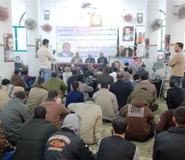 بالصور:: الجهاد الاسلامى بالوسطى تنظم امسية بذكرى الحرب