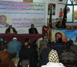 بالصور:: الجهاد الاسلامى بالوسطى تنظم امسية بذكرى الحرب