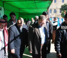 بالصور::افتتاح معرض يوم الحقيقة على أنقاض مجمع السرايا الحكومى بغزة