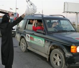 عدسة فلسطين اليوم تواكب رحلة قافلة شريان الحياة 3