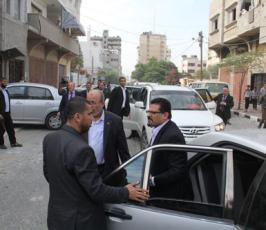 وصول الوفد التونسي رفيع المستوى تضامنا مع قطاع غزة الذي يتعرض للعدوان