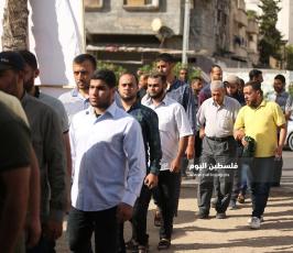 فصائل  بعزاء الدكتور قطاع غزة (21).JPG