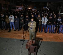 صلاة القيام فى العراء تضامن مع الصجفى محمد القيق  ‫(30007689)‬ ‫‬