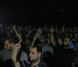  حفل تأبين الشهيد المجاهد عائد خميس جمعة ابن سرايا القدس في جباليا ‫(38011399)‬ ‫‬