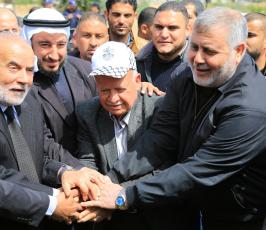  الذكرى الـ40 ليوم الأرض فى شمال قطاع غزة (8)