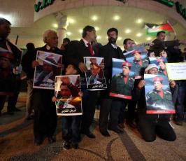خاص فلسطين اليوم..وقفة تضامنية تقديراً لدور "شافيز" تجاه القضية الفلسطينية