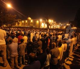 ليلة القدر في المسجد الأقصى المبارك