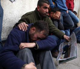 خاص فلسطين اليوم..الشهيد محممد عصفور (22 عاماً) لدى وصوله مستشفى رام الله
