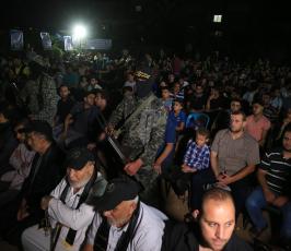  حفل تأبين الشهيد المجاهد عائد خميس جمعة ابن سرايا القدس في جباليا ‫(38011410)‬ ‫‬