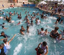 أجواء العيد في ثالث أيامه فى مدينة غزة ‫(39191046)‬ ‫‬