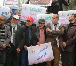 مسيرة للفصائل فى شمال غزة بذكرى يوم الارض ‫(38404615)‬ ‫‬