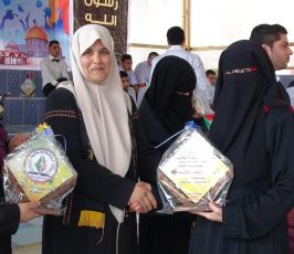 الرابطة الاسلامية تكريم الطلبة المتفوقين في الكلية العربية برفح (12)