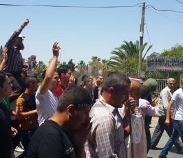مسيرات حاشدة في جنين دعما للأسرى المضربين عن الطعام في سجون الاحتلال