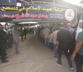 فصائل  بعزاء الدكتور قطاع غزة (12).JPG