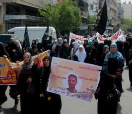 العمل النسائي للجهاد تنتفض نصرة للأسرى الأبطال في سجون الاحتلال بمسيرة حاشدة