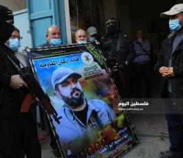 سرايا القدس عرض عسكرى فى الذكرى السنوية الاولى لاستشهاد القائد بهاء ابو العطا (23).JPG