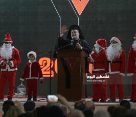 اضاءة شجرة الميلاد بغزة (7).JPG