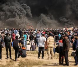  جمعة الشباب الثائر السلمية على حدود غزة ‫(43516458)‬ ‫‬.JPG