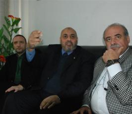 بالصور::فنانون سوريين يزورون غزة ويتضامنون مع أهلها بذكرى الحرب على غزة