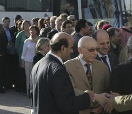 بالصور:: الوفد الاوروبى خلال زيارته لقطاع غزة