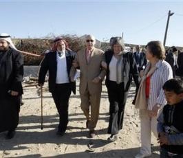 بالصور:: الوفد الاوروبى خلال زيارته لقطاع غزة
