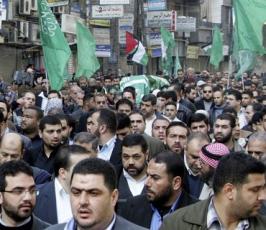 الفصائل الفلسطينية تشييع الشهيد محمود المبحوح في دمشق