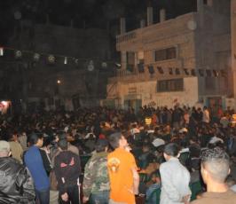 بالصور::سرايا القدس تنظم حفل تأبينى للشهيد ياسر ابو العيش بمدينة رفح