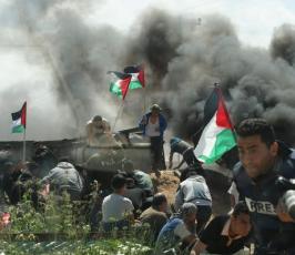 بالصور: مظاهرات على الحدود مع غزة إحياءُ ليوم الأرض
