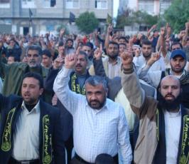 بالصور::حركة الجهاد الاسلامى تنظم مهرجان الوفاء للأقصى وللشهداء بالوسطى