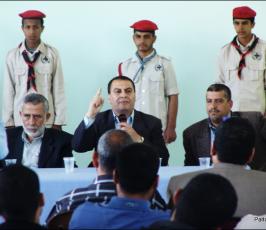 بالصور : حفل افتتاح صالة الشهيد الدكتور فتحي الشقاقي الرياضية