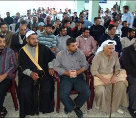 بالصور : حفل افتتاح صالة الشهيد الدكتور فتحي الشقاقي الرياضية