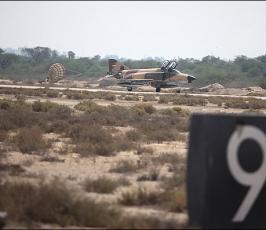تقرير مصور عن الاسناد الجوي في المناورات "الإيرانية