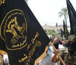 بالصور:الألاف من أنصار الجهاد الإسلامى ينتفضون في مسيرة حاشدة بالنصيرات