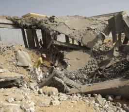 بالصور : آثار الدمار الذي خلفته الغارات الصهيونية للمواقع والمؤسسات