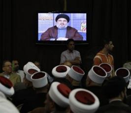 عدسة « فلسطين اليوم » ترصد احتفالات حزب الله بذكرى النصر والتحرير