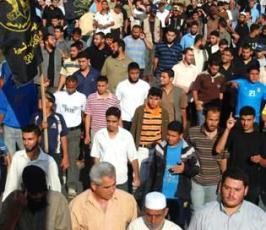 بالصور:: مسيرات حاشدة تنظمها حركة الجهاد تنديداً بالعدوان على إسطول الحرية