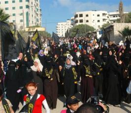 بالصور:: مسيرات حاشدة تنظمها حركة الجهاد تنديداً بالعدوان على إسطول الحرية