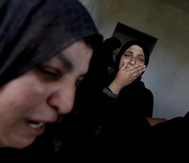 بالصور: تشييع جثامين شهداء الجهاد السلامي بخانيونس