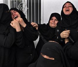 بالصور: تشييع جثامين شهداء الجهاد السلامي بخانيونس