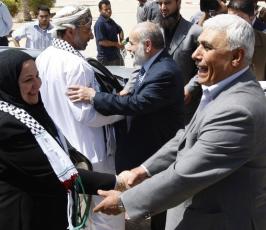 بالصور : وفد البرلمان العربي خلال زيارته لغزة 