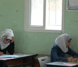 عدسة «  فلسطين اليوم  » تشارك طلبة التوجيهى فى اليوم الأول للامتحانات