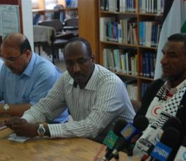بالصور: مؤتمر لوفد أطباء سودانيبن  بمستشفى الشفاء بغزة 