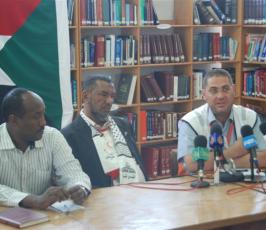 بالصور: مؤتمر لوفد أطباء سودانيبن  بمستشفى الشفاء بغزة 
