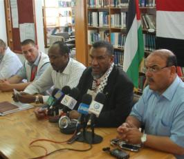 بالصور: مؤتمر لوفد أطباء سودانيبن  بمستشفى الشفاء بغزة 